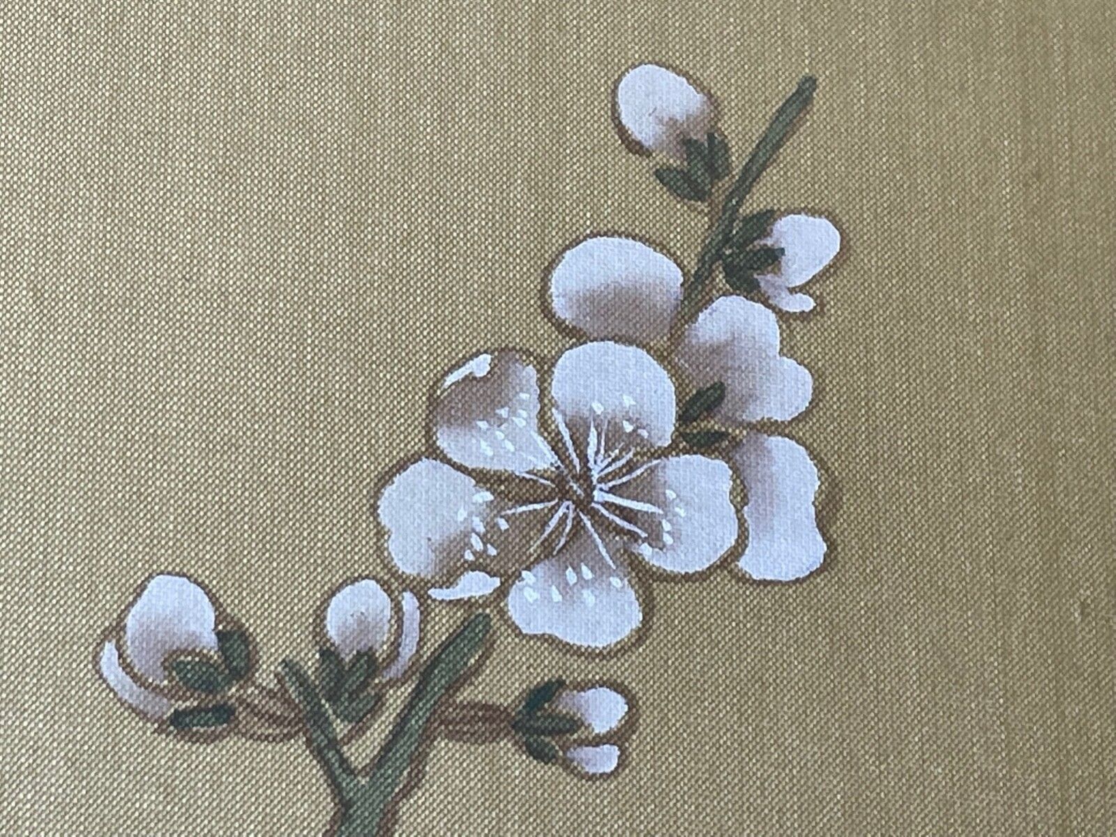 Chinese Painting 2 Wild Birds Plum Blossom Eyes After Zhao Ji (趙佶, 1082–1135) photo vintage
