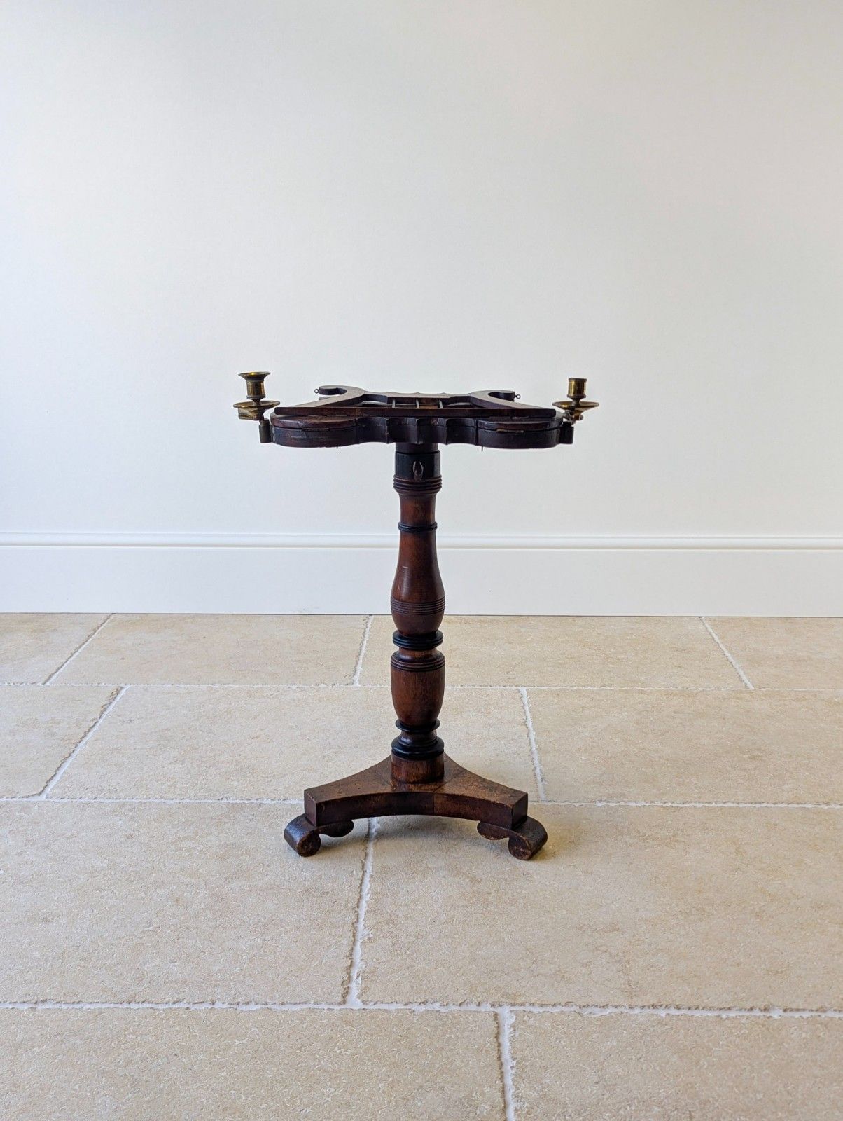 Antique William IV Mahogany Lyre Form Music Stand C.1830 photo 1450.0