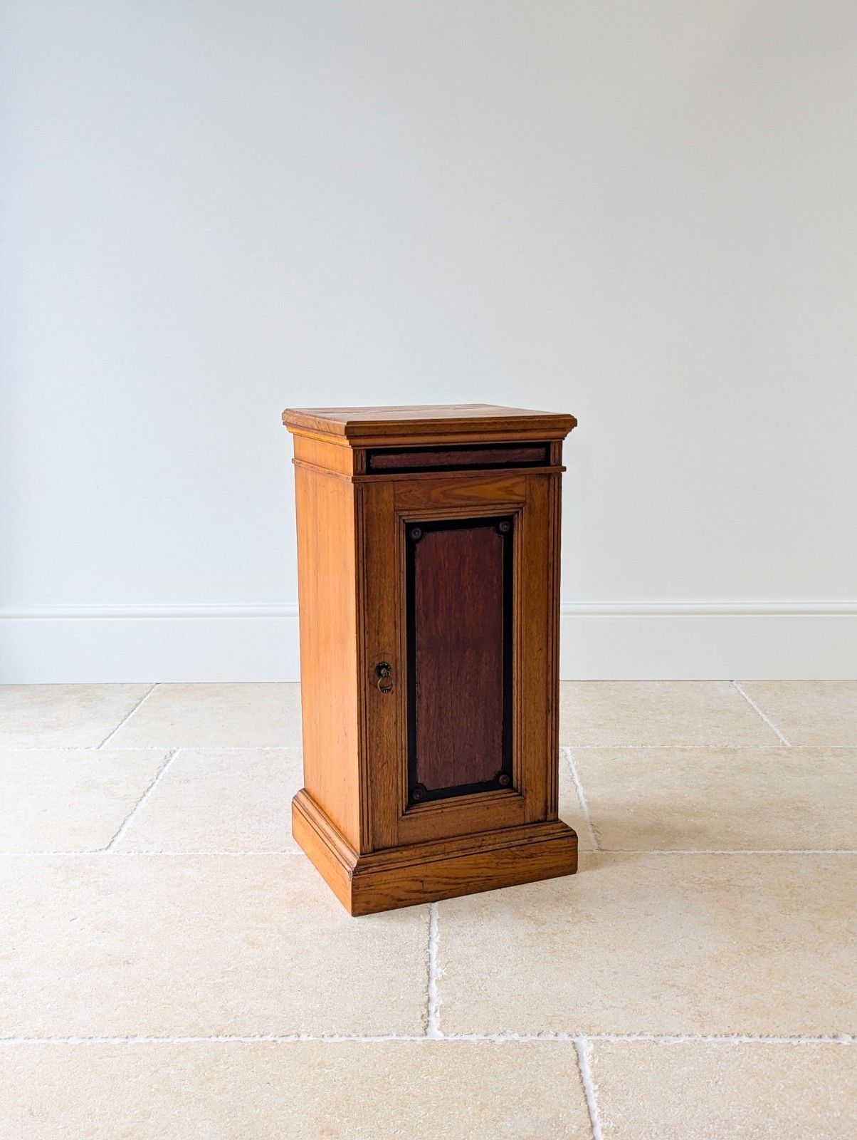 photo for sale Antique Victorian Oak Aesthetic Movement Bedside Cabinet C.1890