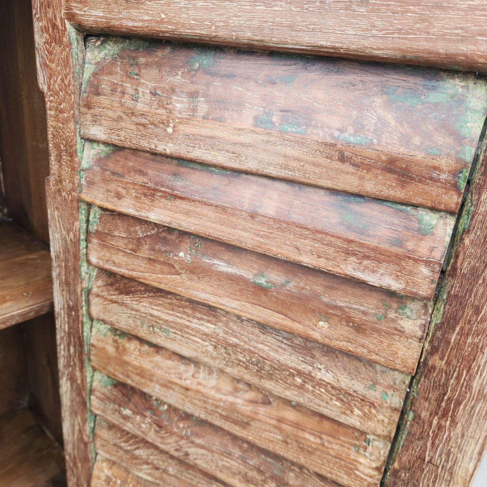 Quality Reclaimed Unique Indian Rosewood Louvre Cupboard photo vinterior