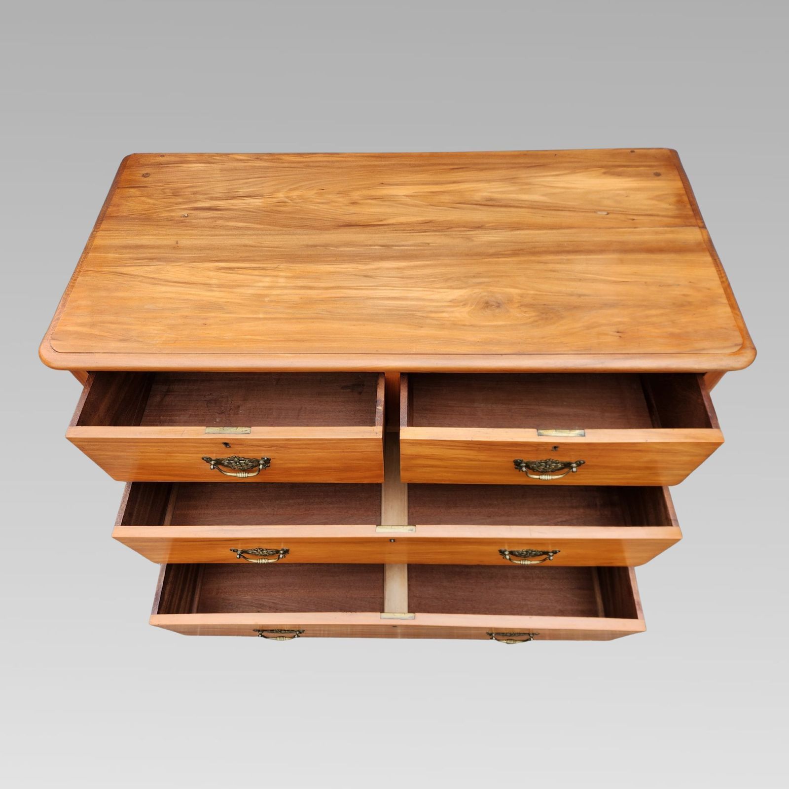 Fabulous Condition Edwardian Satinwood Chest Of Drawers Original Handles photo for sale