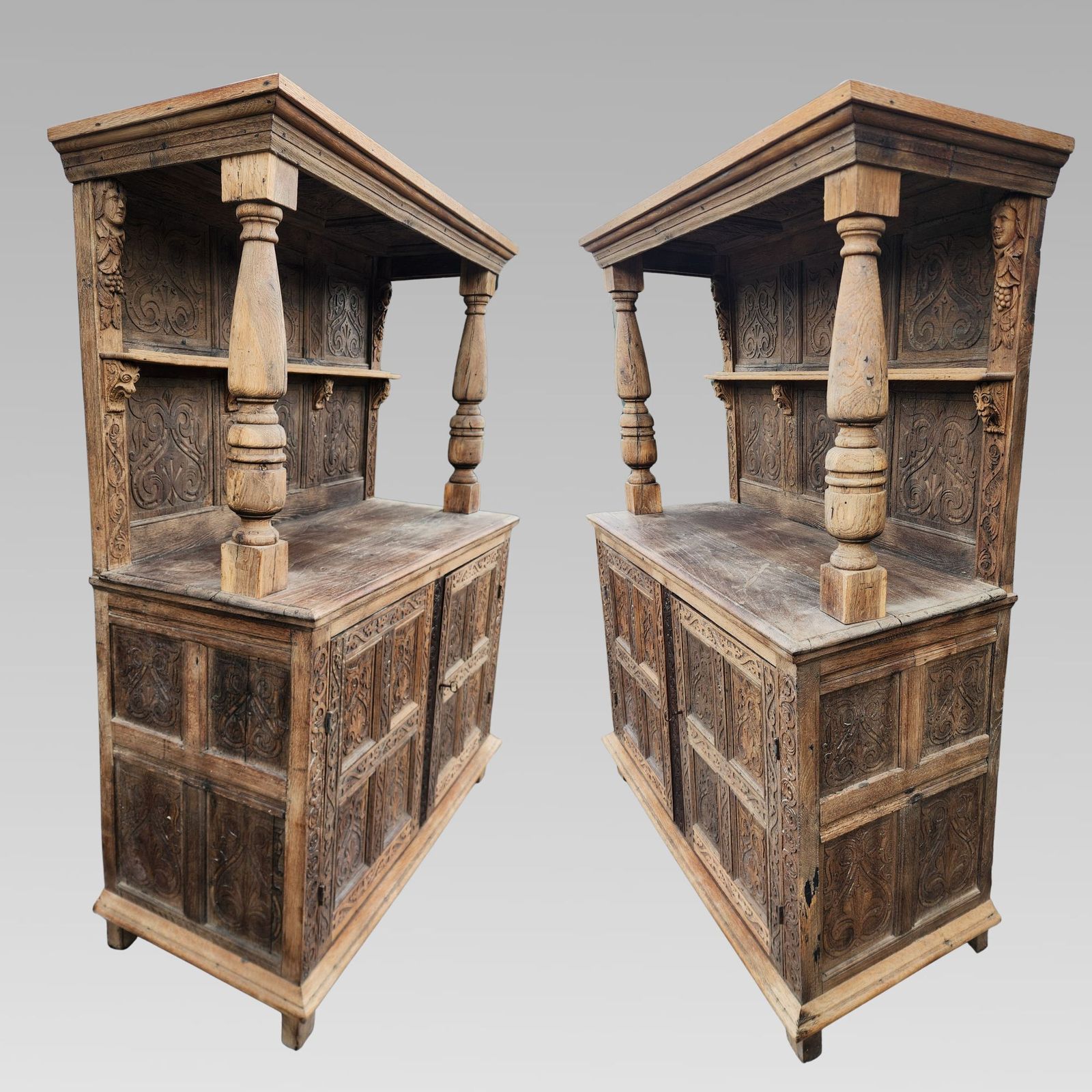 Stunning Antique French Chateau Reclaimed Buffet Sideboard Kitchen Dresser photo buy