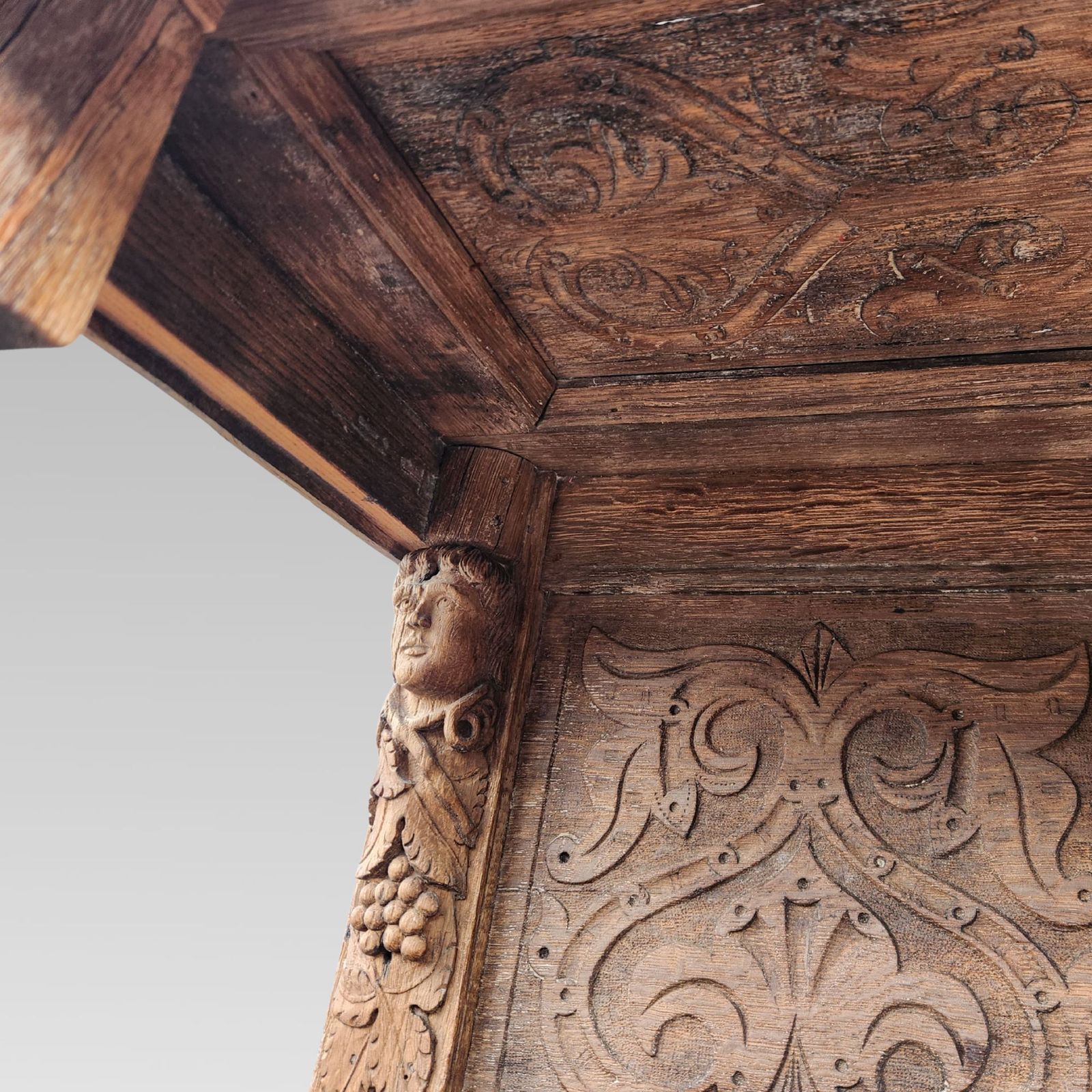 photo for sale Stunning Antique French Chateau Reclaimed Buffet Sideboard Kitchen Dresser