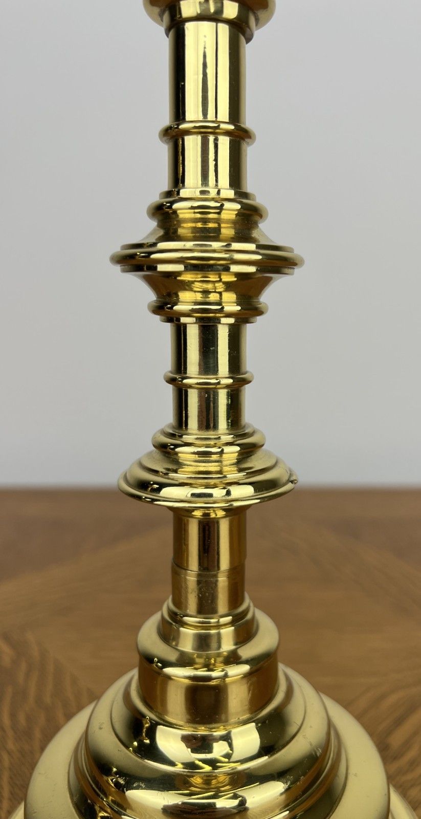 Pair Of Candle Holders Vintage French Style Brass Gold Candlesticks Lot 6030 photo vintage