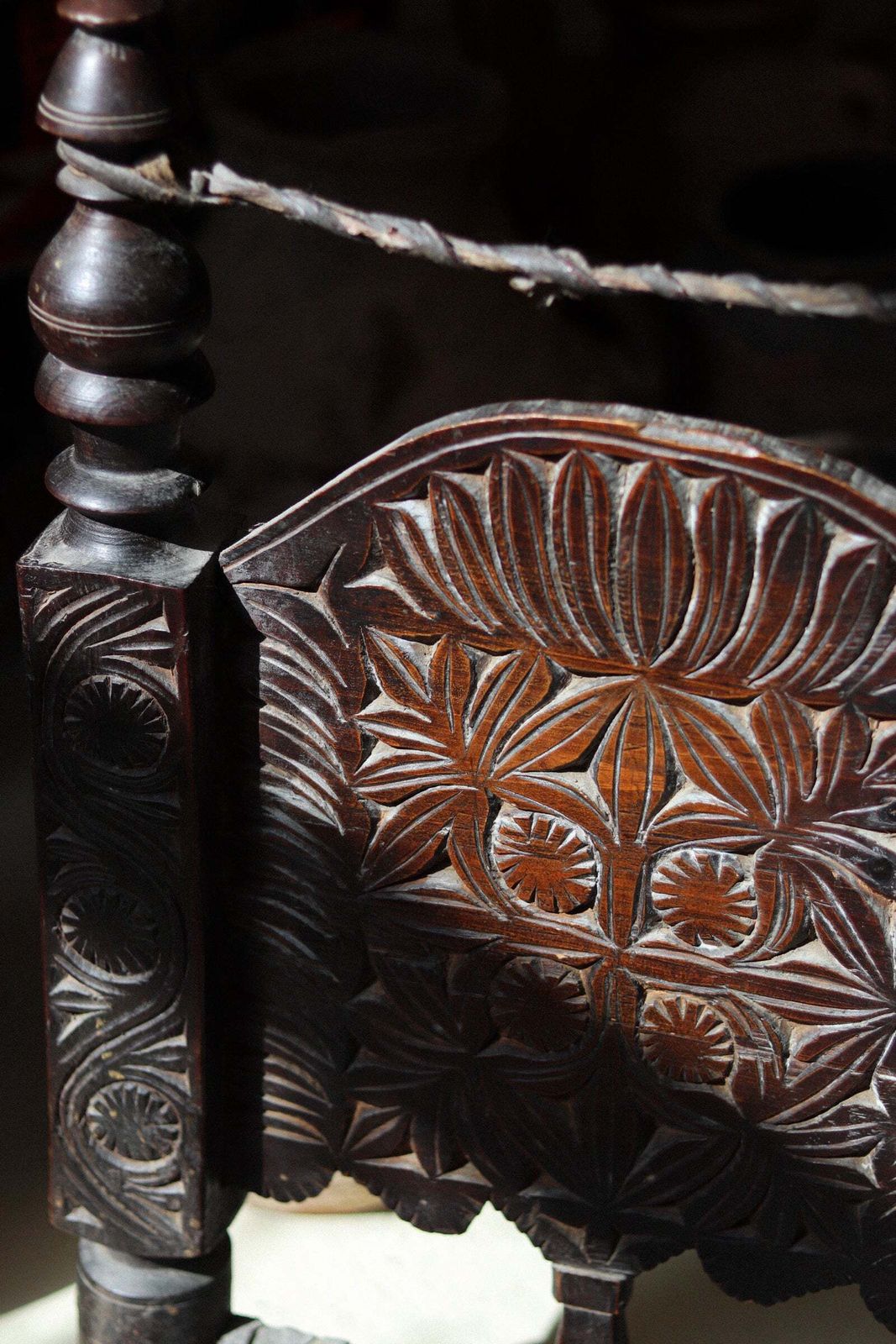 Near Pair Of 19th Century Swat Valley Pidha Chairs photo Furniture