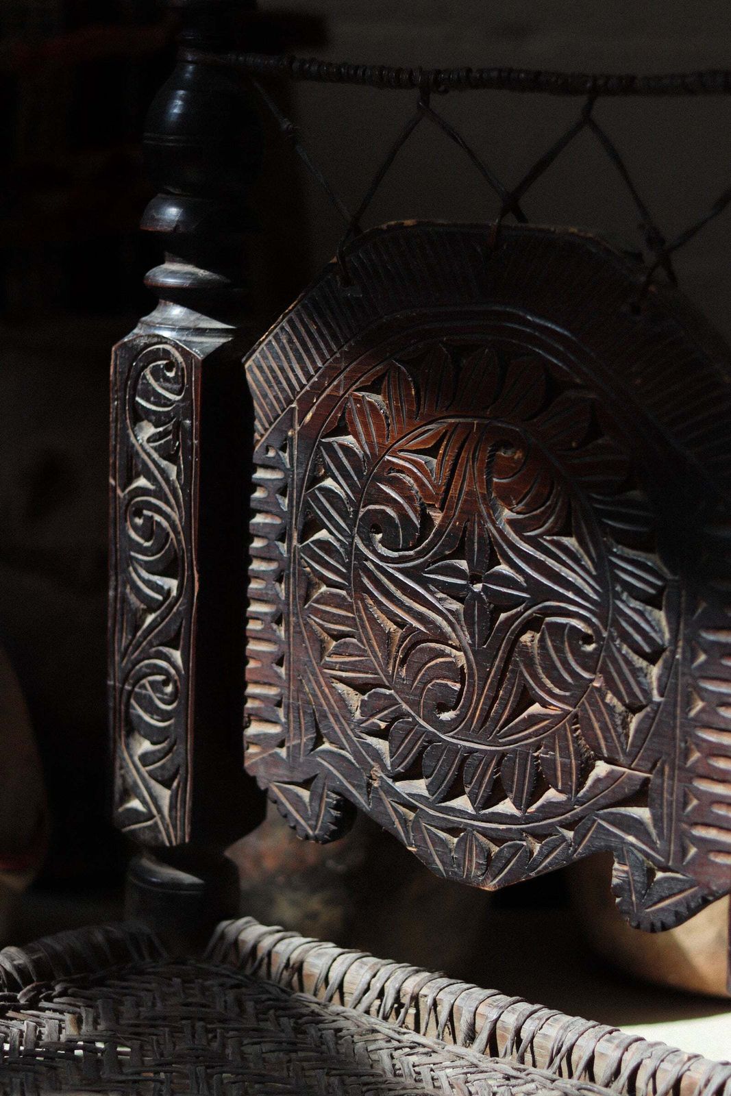 photo for sale Near Pair Of 19th Century Swat Valley Pidha Chairs