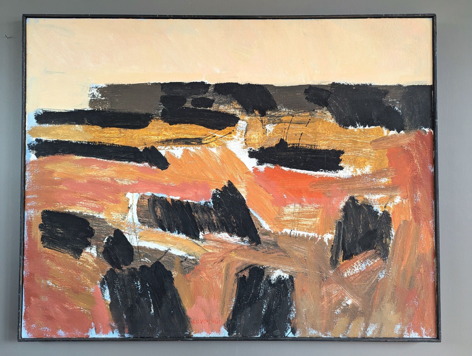 Abstract Horizon - Olieverfschilderij