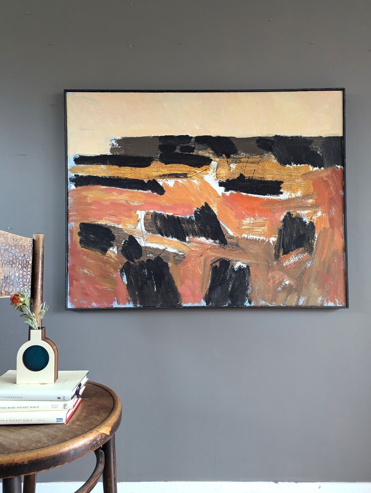 Abstract Horizon - Olieverfschilderij photo furniture