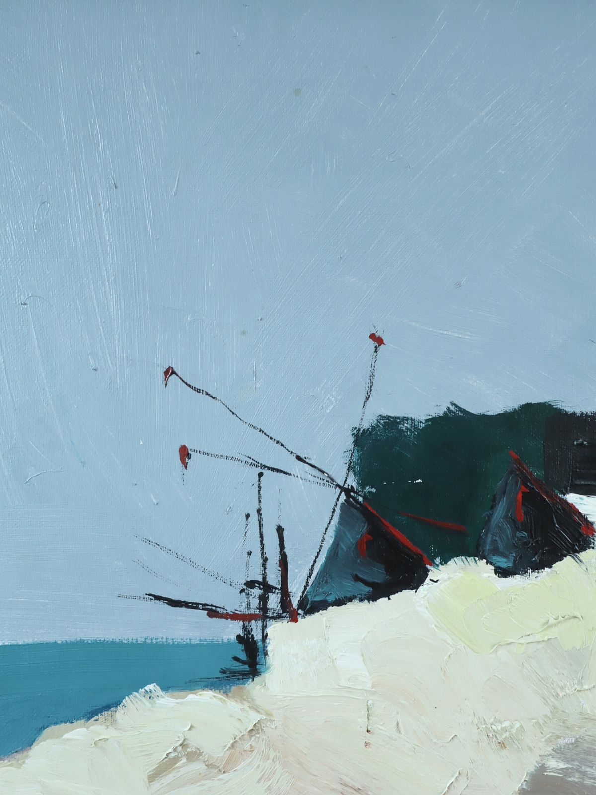 Cliffside By The Sea  Oil Painting photo buy