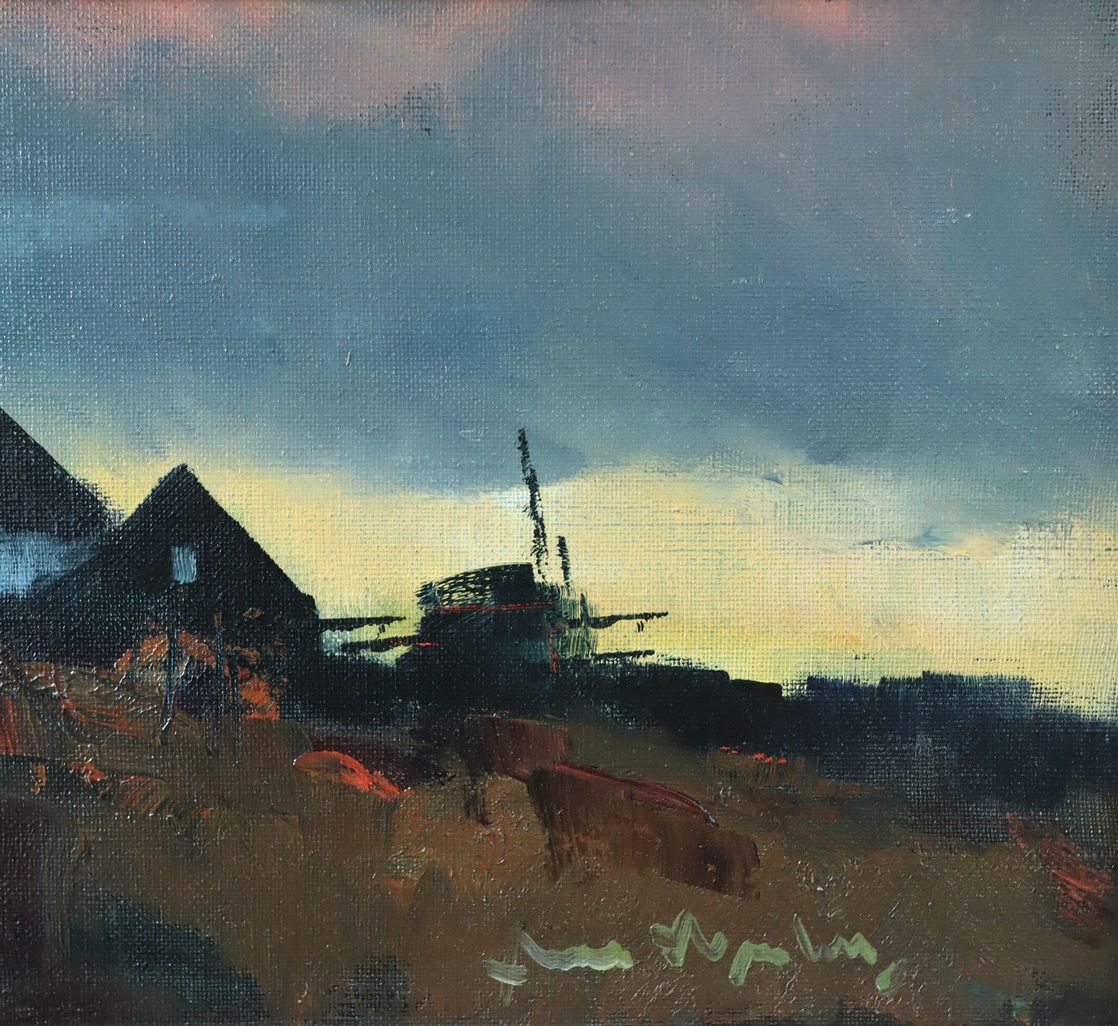 Fading Light, olieverfschilderij, midden 20e eeuw photo 479.0