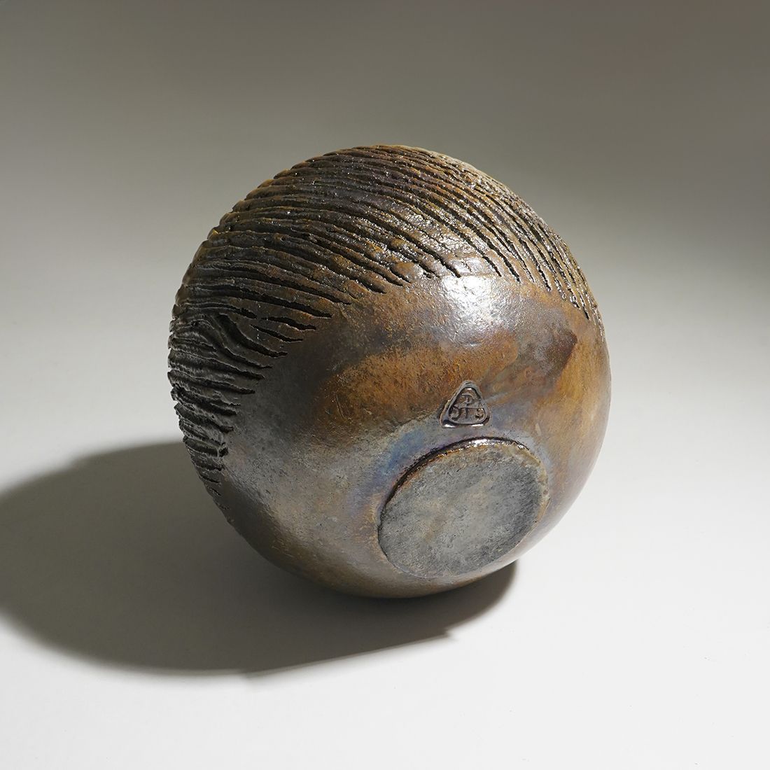 Sculptural Vase In Glazed Ceramic, 1970s photo Home Decor