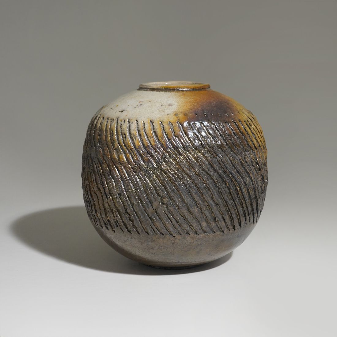 Sculptural Vase In Glazed Ceramic, 1970s photo 535.0
