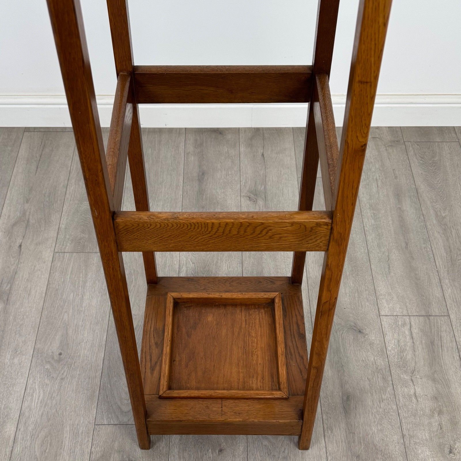 photo for sale Antique 20th Century Arts & Crafts Style Coat Stand In Oak ( Af 5700 )