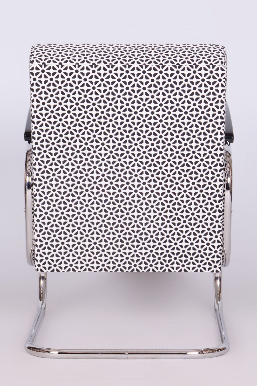 Furniture Restored Bauhaus Armchair, By W. Gispen For Mücke Melder, Chrome, Czech, 1930s photo