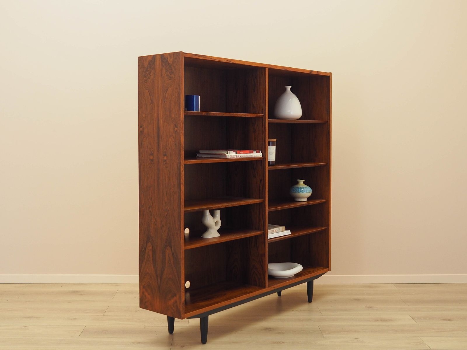Vintage Bookcase, Danish Design, 1970s, Manufactured By Hundevad photo Furniture