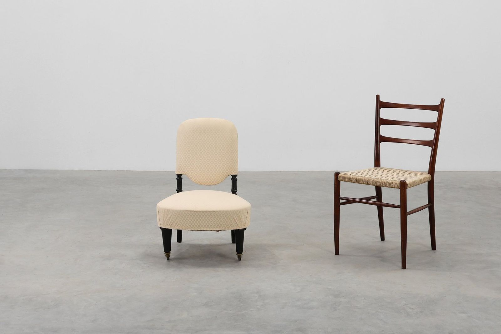 Low Napoleon III Chair, France, 19th Century photo furniture