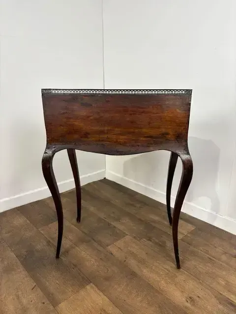 photo furniture Victorian Walnut Inlaid Ladies Writing Desk