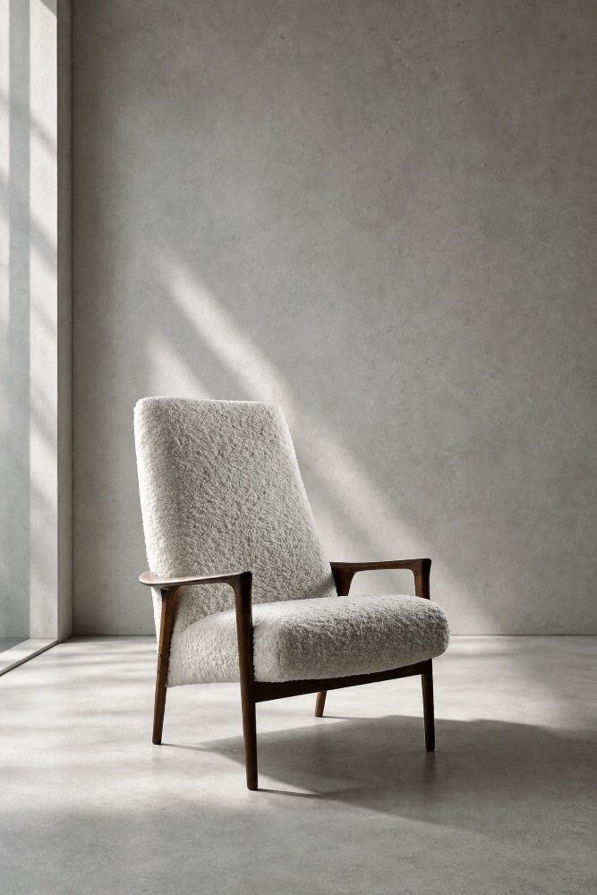 Mid Century Scandinavian Modern White Teak Armchair From Bröderna Andersson, 1960s