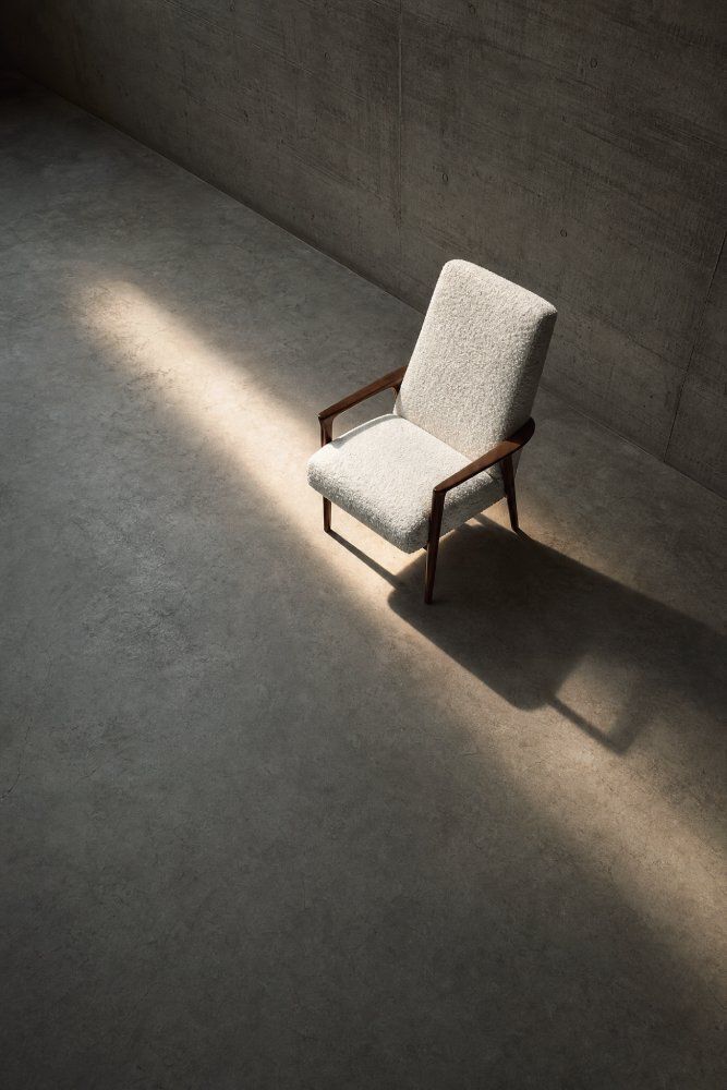 photo furniture Mid Century Scandinavian Modern White Teak Armchair From Bröderna Andersson, 1960s