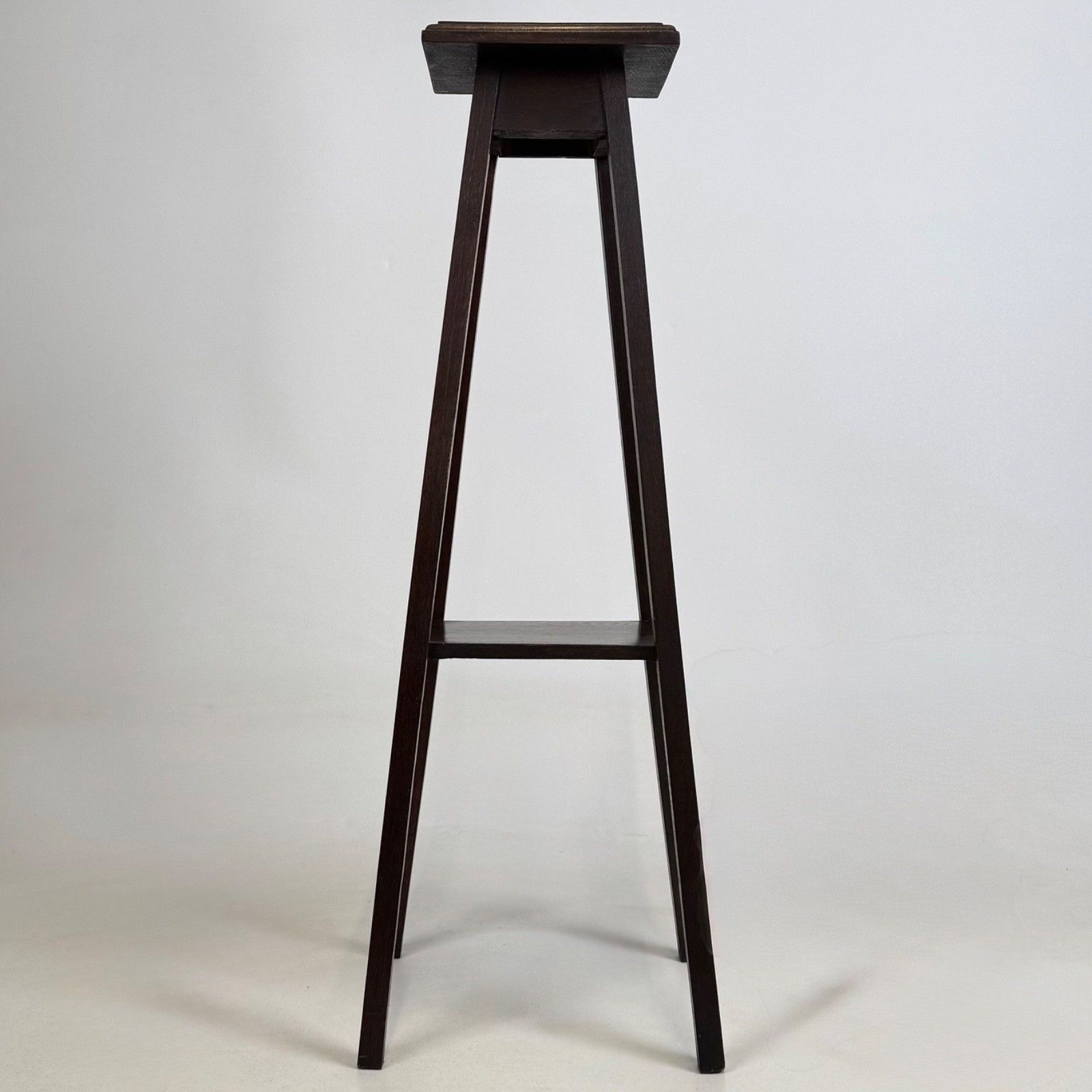 Antique 20th Century Good Quality Edwardian Plant Stand In Oak ( Af 5713 ) photo for sale