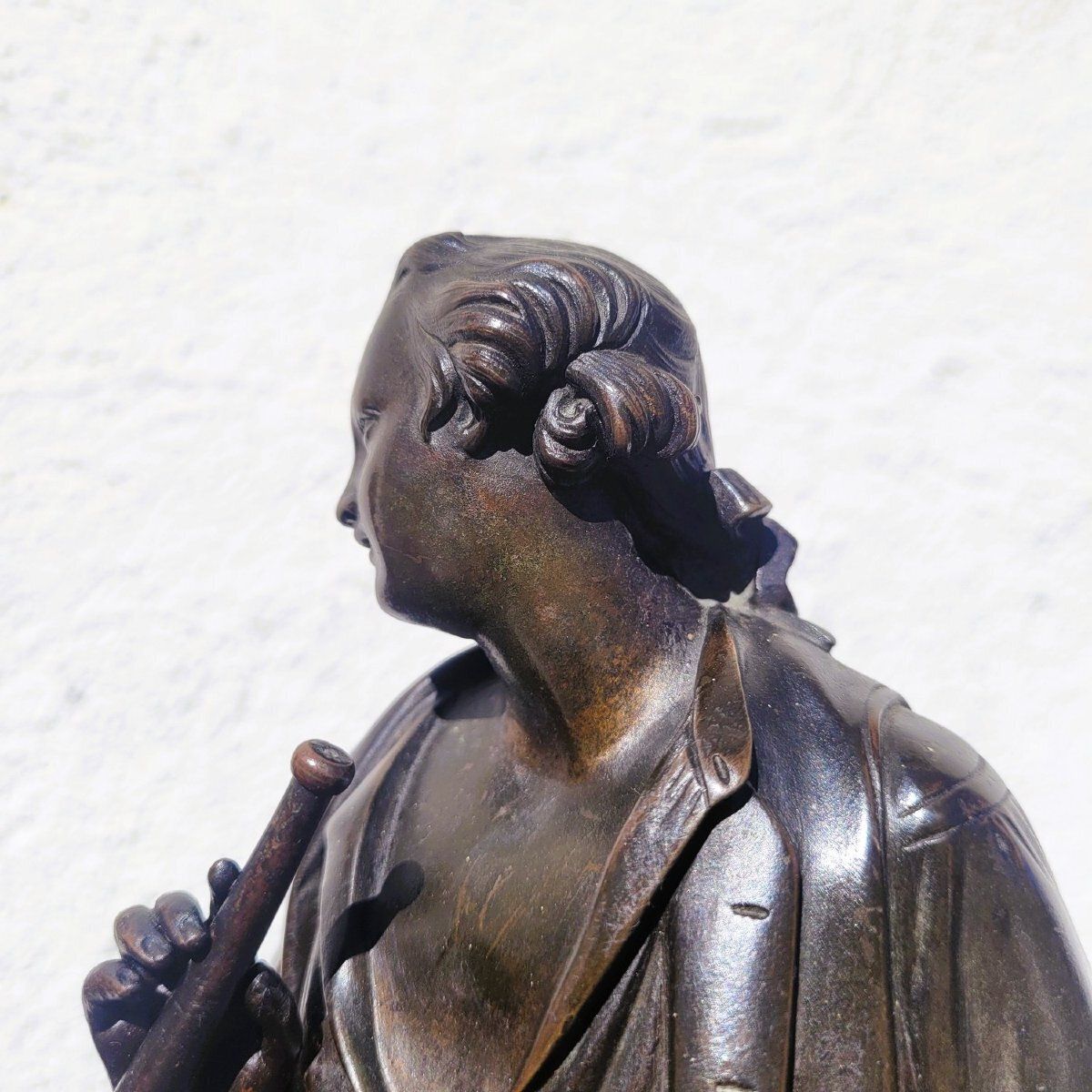 Bronze Couple Of Gallant Lovers, H 31cm, 19th Century photo vinterior