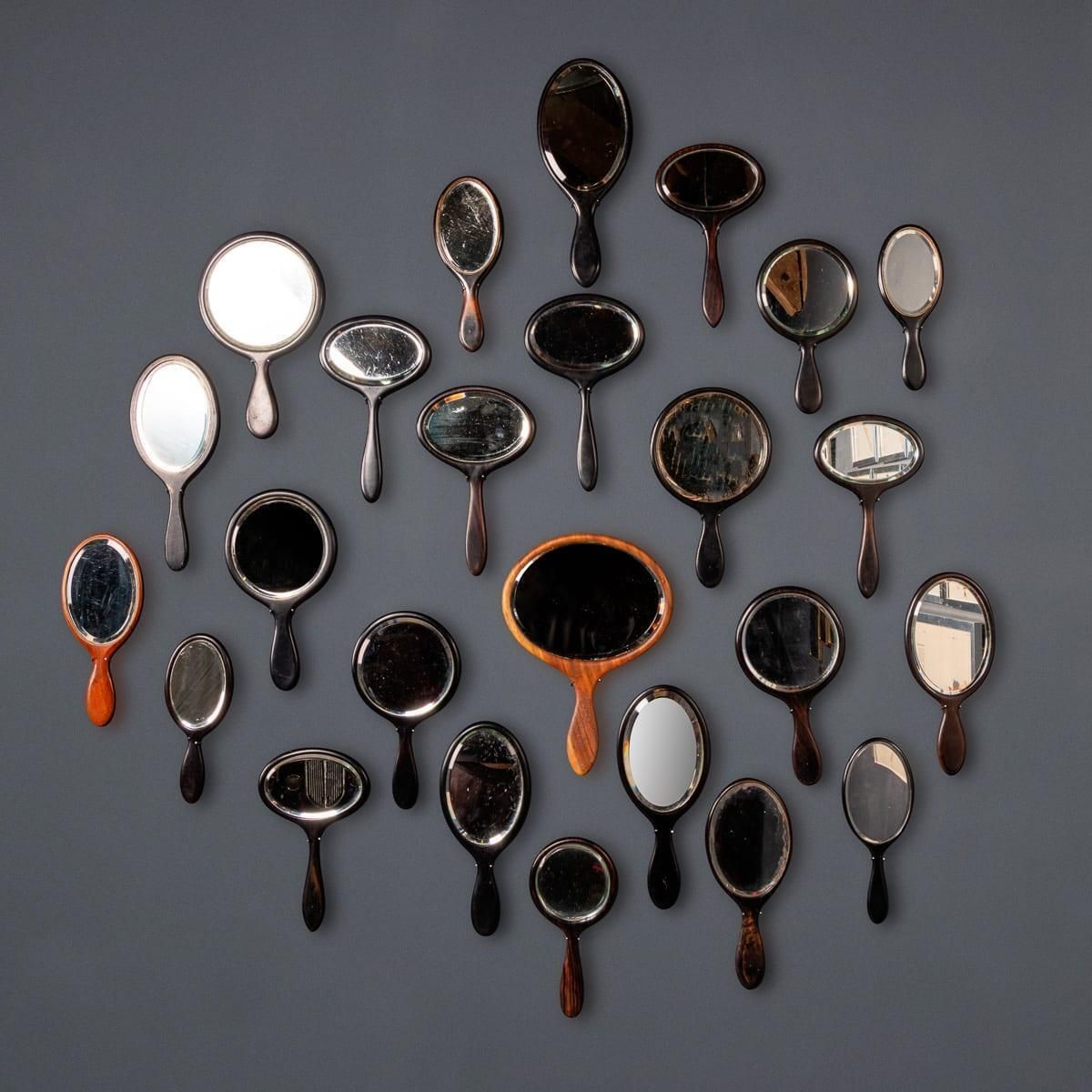 Antique Wooden Hand Mirrors: Victorian To Art Deco Collection photo furniture