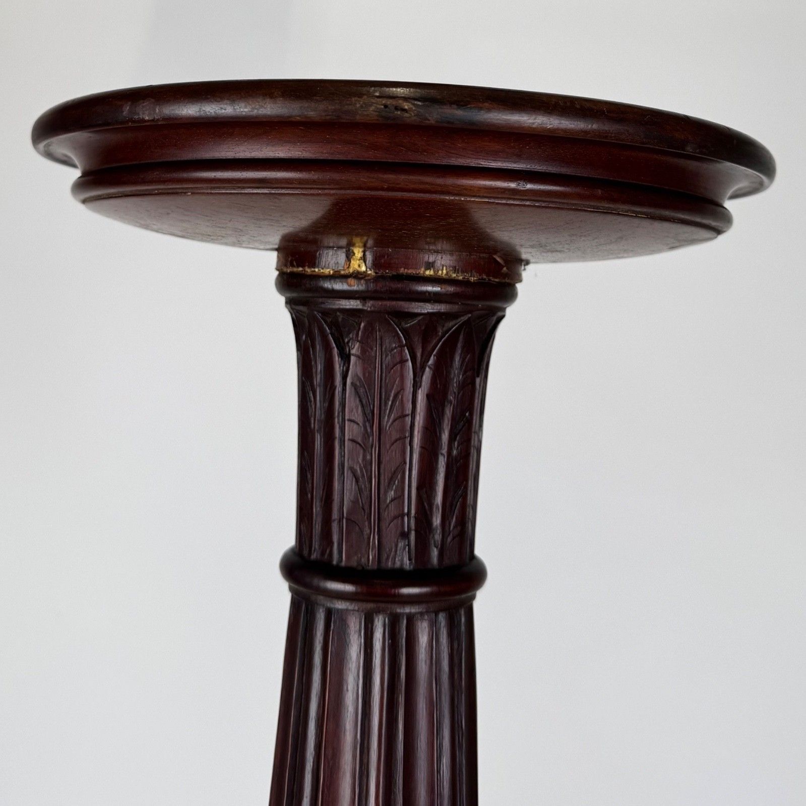 Antique 19th Century Victorian Plant Stand In Mahogany ( Af 5708 ) photo vinterior