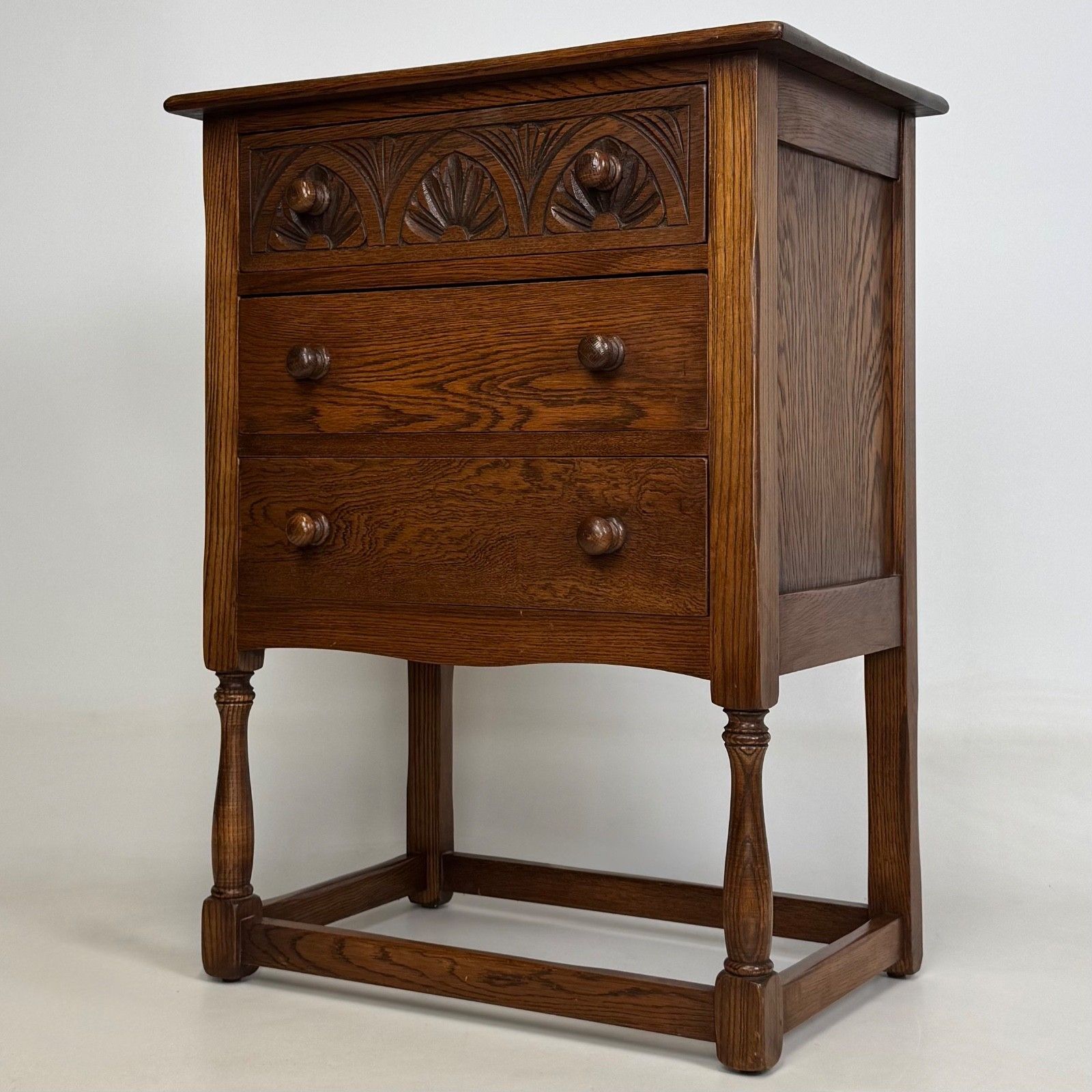 Antique 20th Century Small Chest Of Drawers In Oak ( Af 5714 ) photo furniture