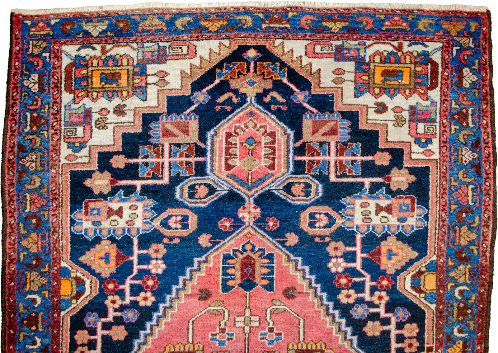 Vintage Saveh vloerkleed 197x128 cm, jaren 1940 photo Textiel