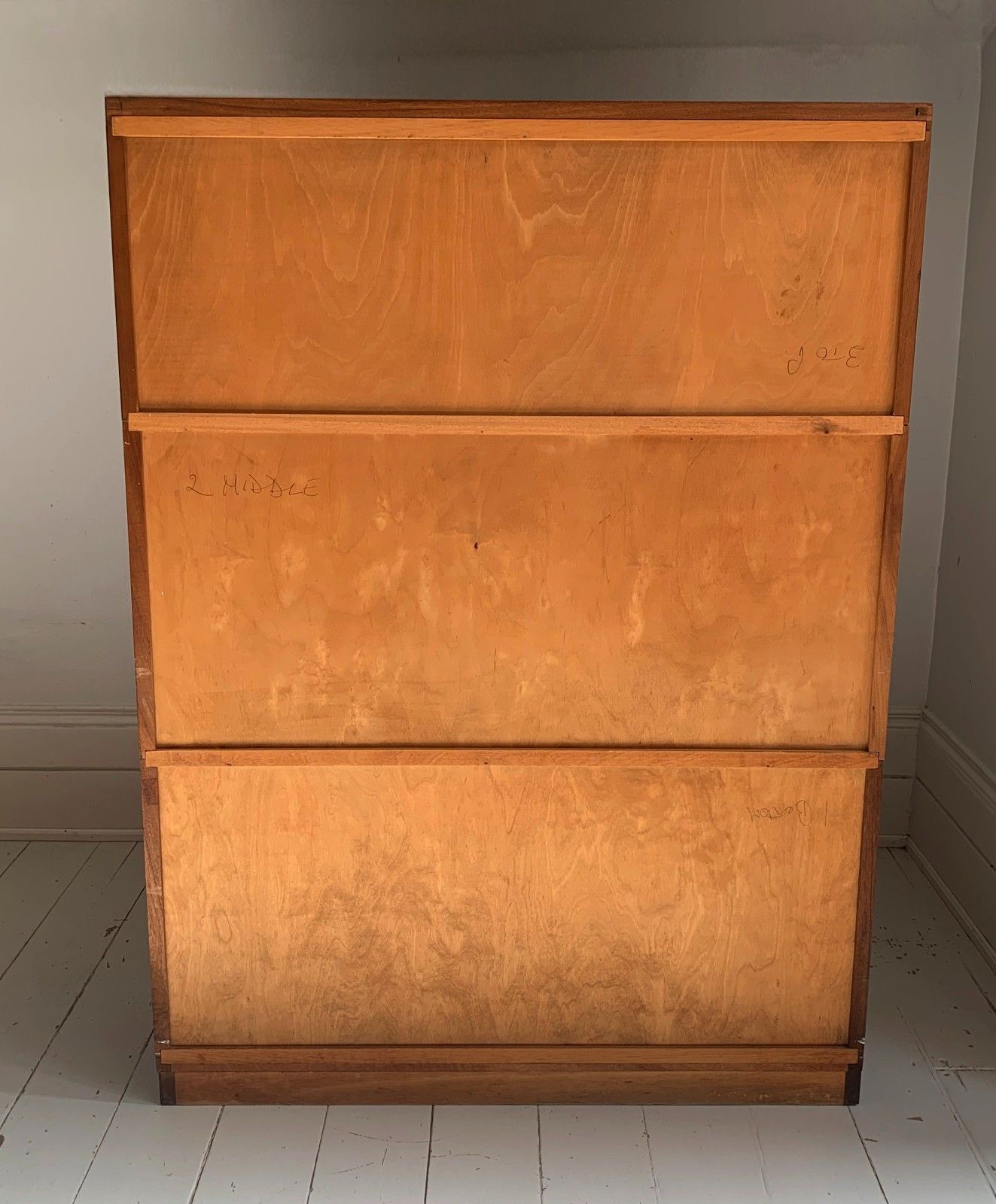 Vintage 1930s Modular Stacking Bookcase With Glazed Sliding Doors / Academic   Barristers Bookcase / Library photo 285.0