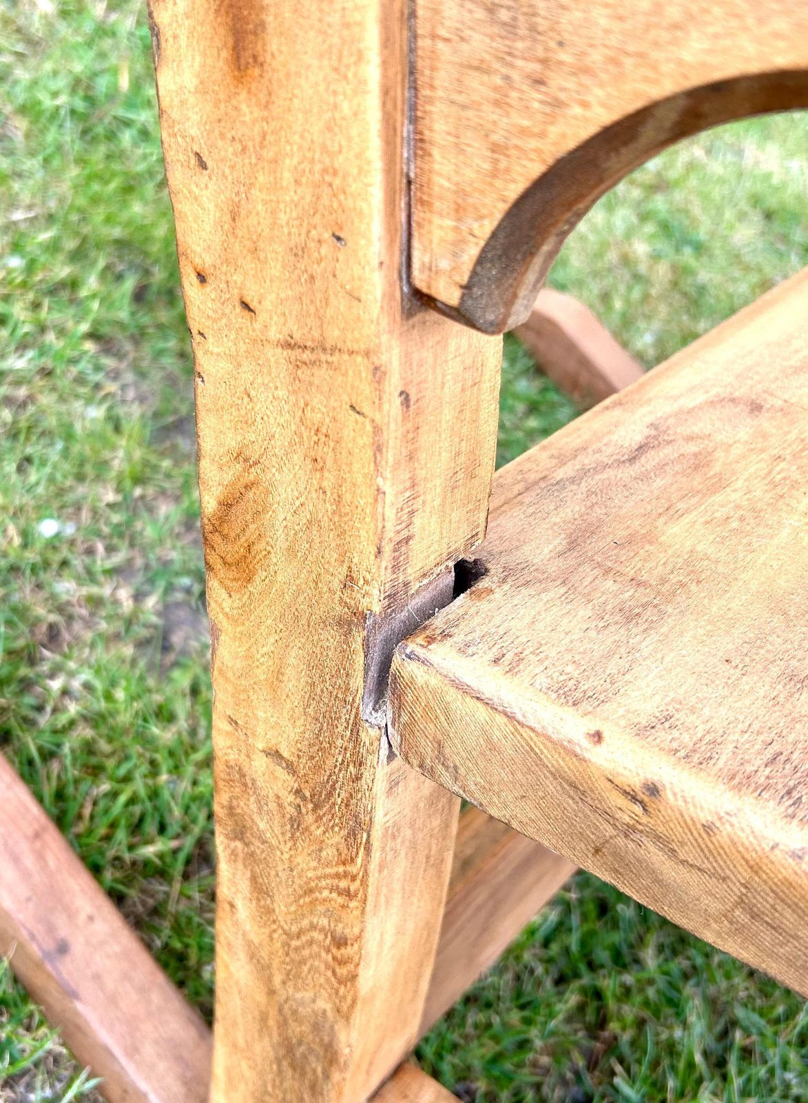 photo furniture Gothic Pine Rocking Chair Monk Lambing Pew Bench Church Wooden Hall Vintage Antique Industrial Seating Settle Victorian Porch