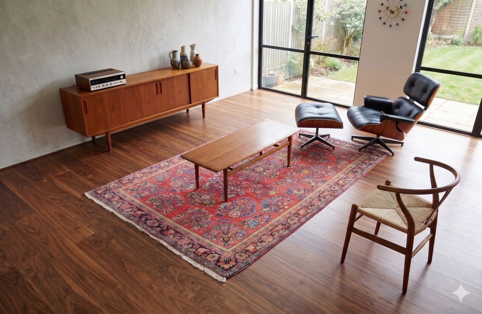 Vintage Saruk Rug 149x99cm, 1960s photo vinterior