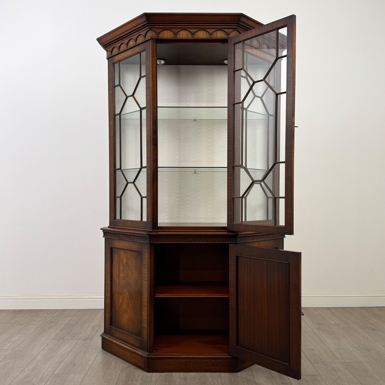 Antique 20th Century Unusual Display Cabinet In Mahogany ( Af 5741 ) photo furniture