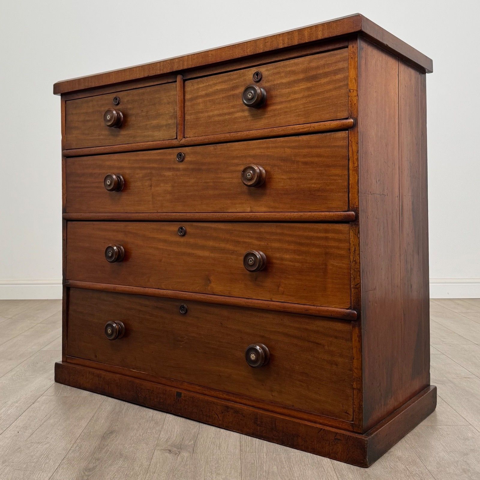 Antique 19th Century Victorian Mahogany Chest Of Drawers ( Af 5746 ) photo furniture