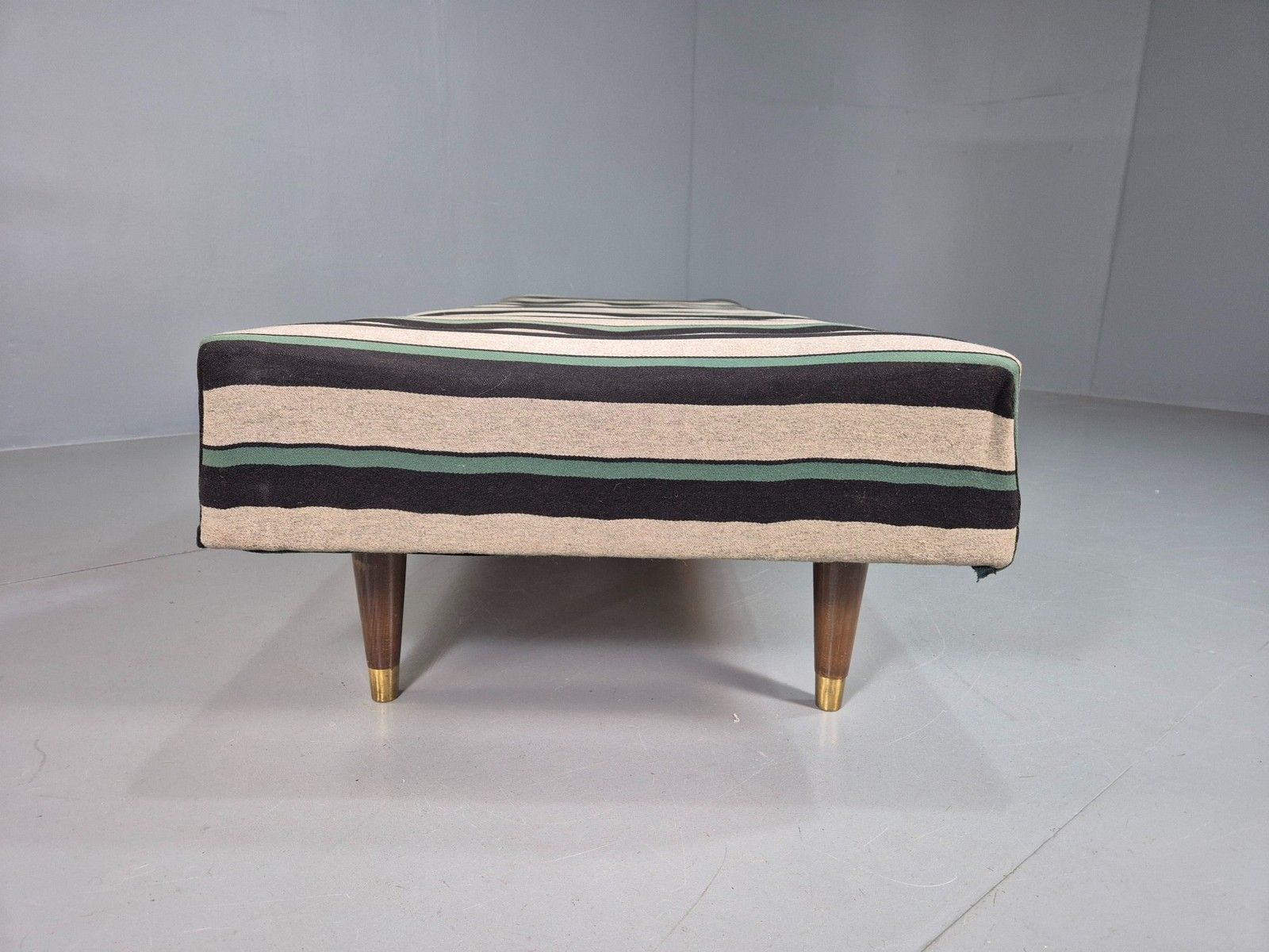 Vintage Danish Mid Century Day Bed Original Wool Upholstery 1950s Retro  Eb07219 photo Furniture
