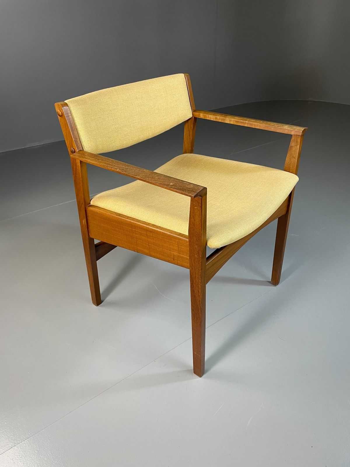 Vintage Mid Century Desk Elbow Chair Danish Teak Retro 1960s Eb06348 photo buy