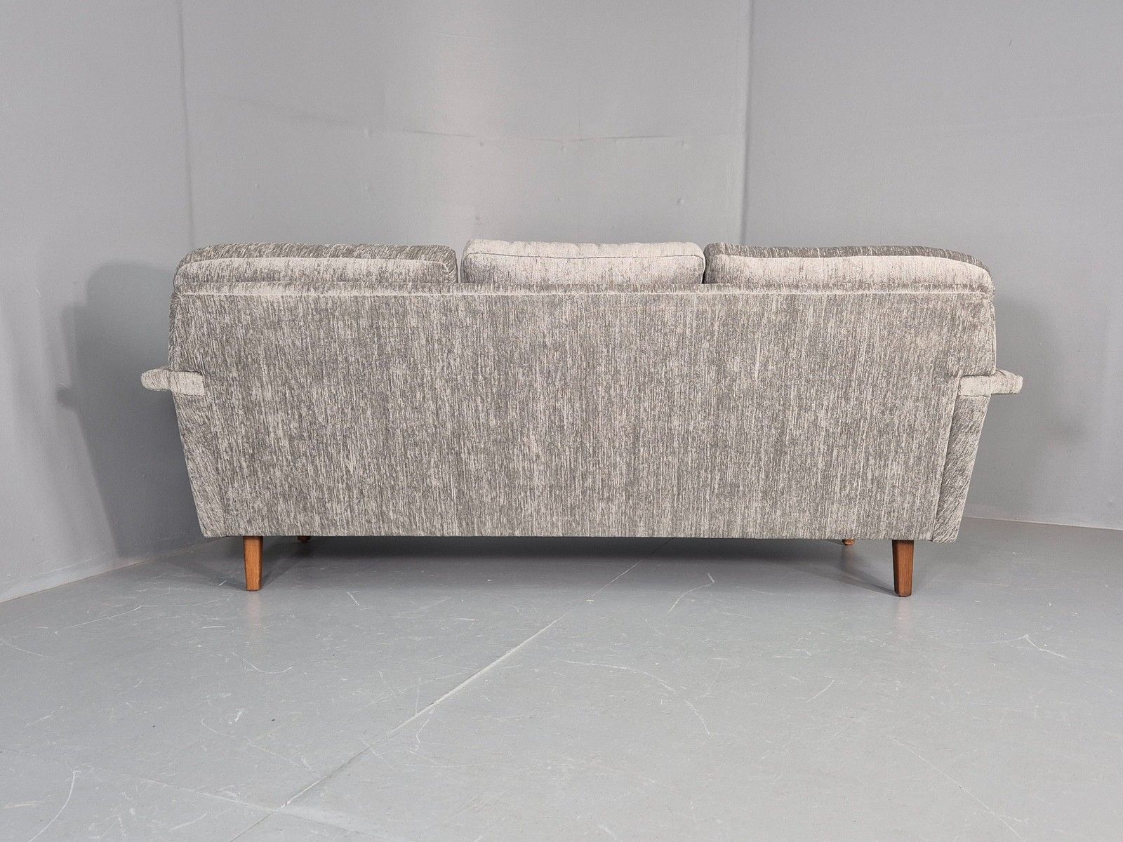 1950.0 Vintage 3 Seater Mid Century Sofa Danish Design New Upholstery 1960s Eb11127 photo