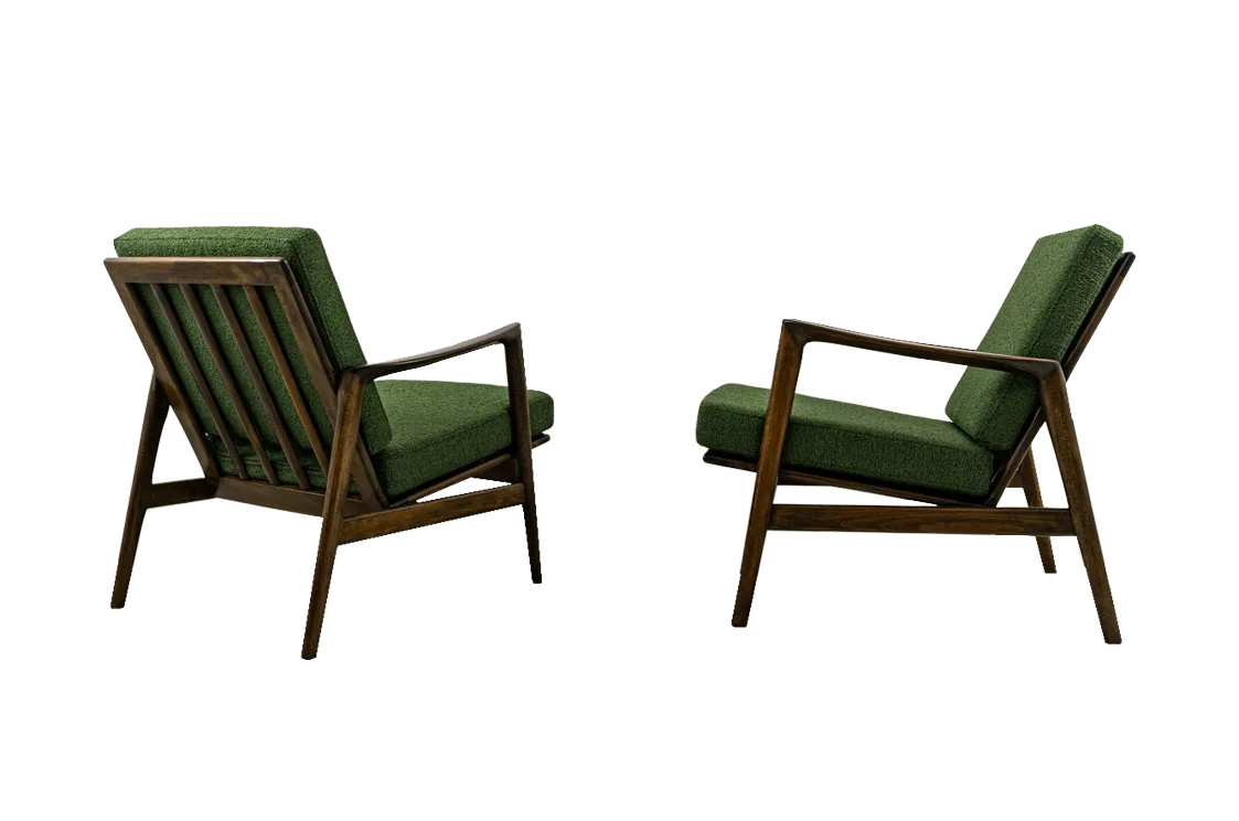 Pair Of Mid Century Armchairs Type 300 139, Poland, 1960s