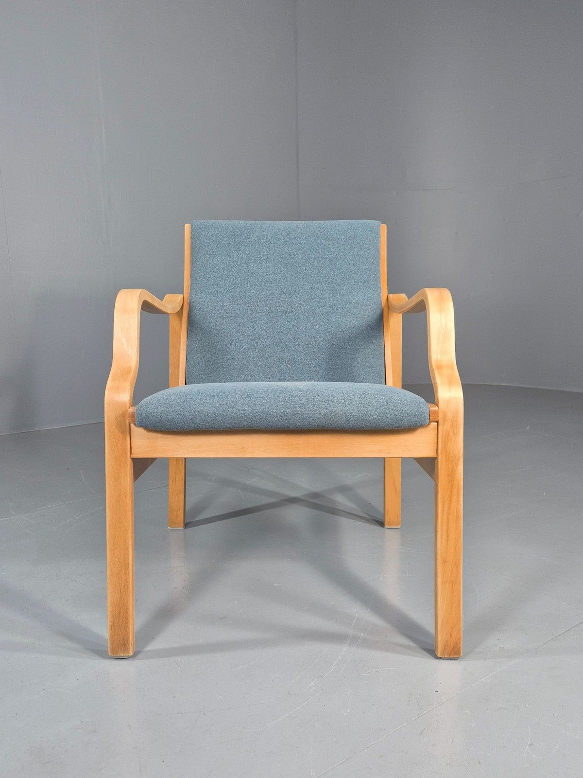 photo vinterior Vintage Danish Bentwood Chair Farstrup Mid Century New Upholstery Retro Eb12008