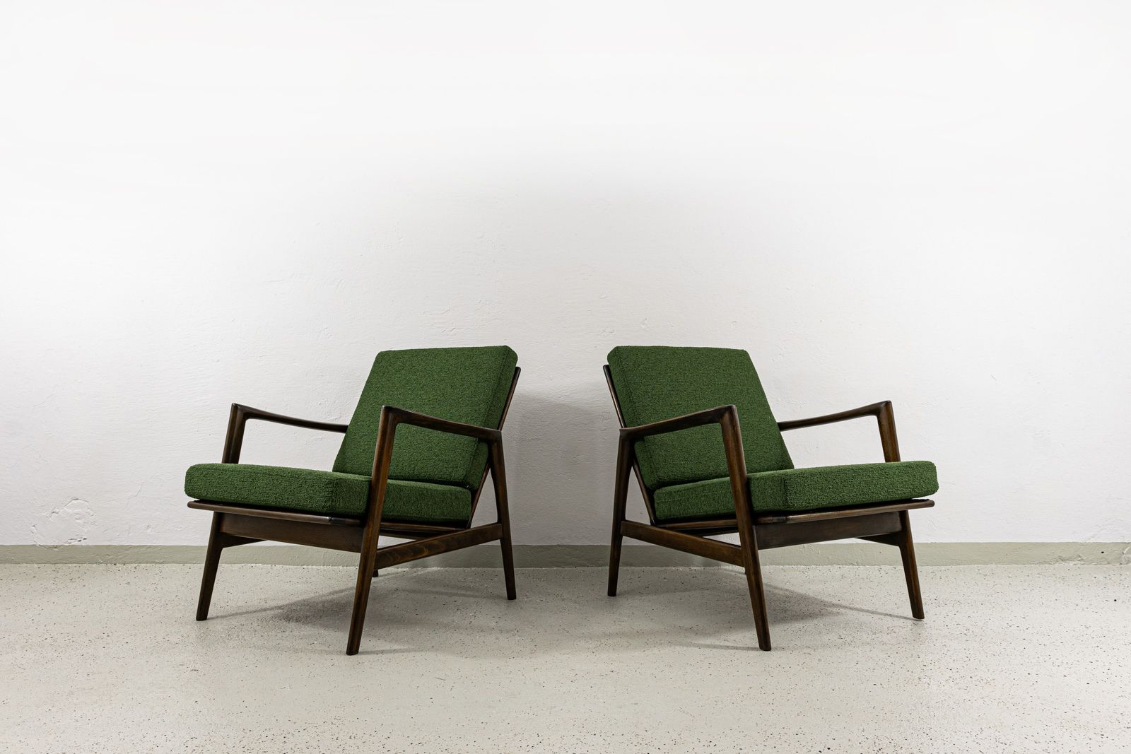 Pair Of Mid Century Armchairs Type 300 139, Poland, 1960s photo furniture