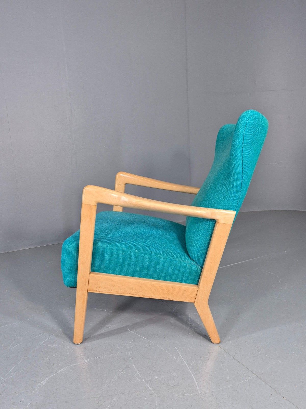 425.0 Vintage Mid Century Fritz Hansen Lounge Chair Soren Hansen Design 1940s  Eb12108 photo