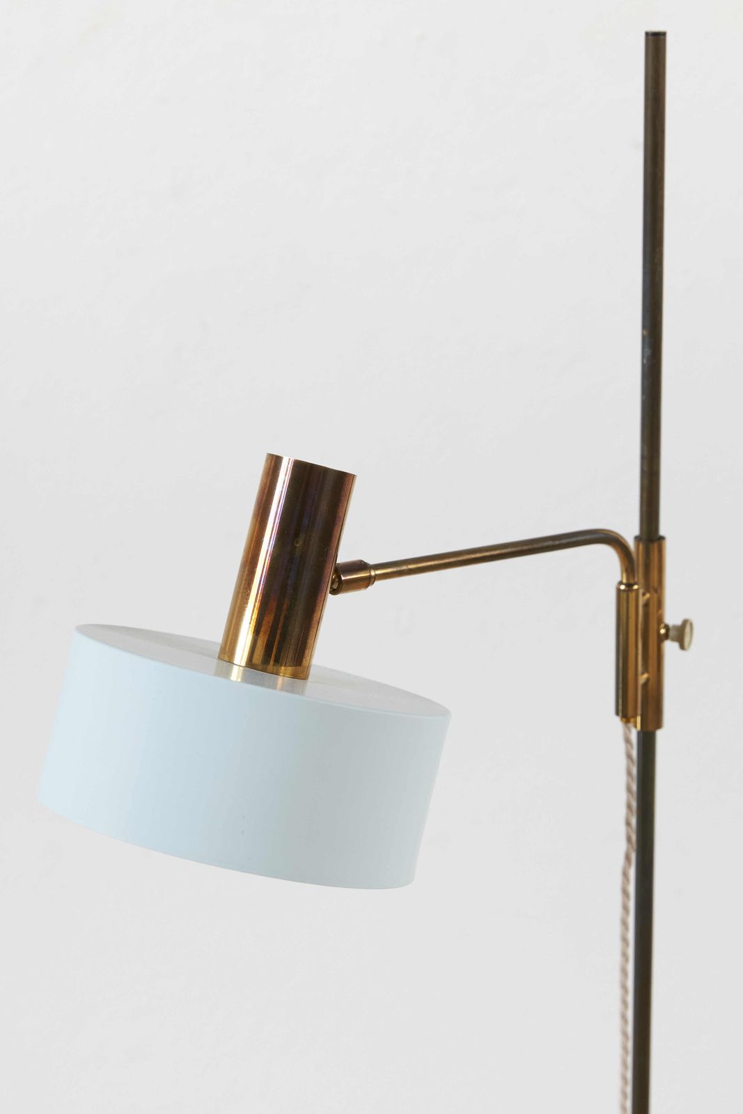Kaiserleuchte Floor Lamp In Brass And Aluminium, Germany C1960 photo for sale