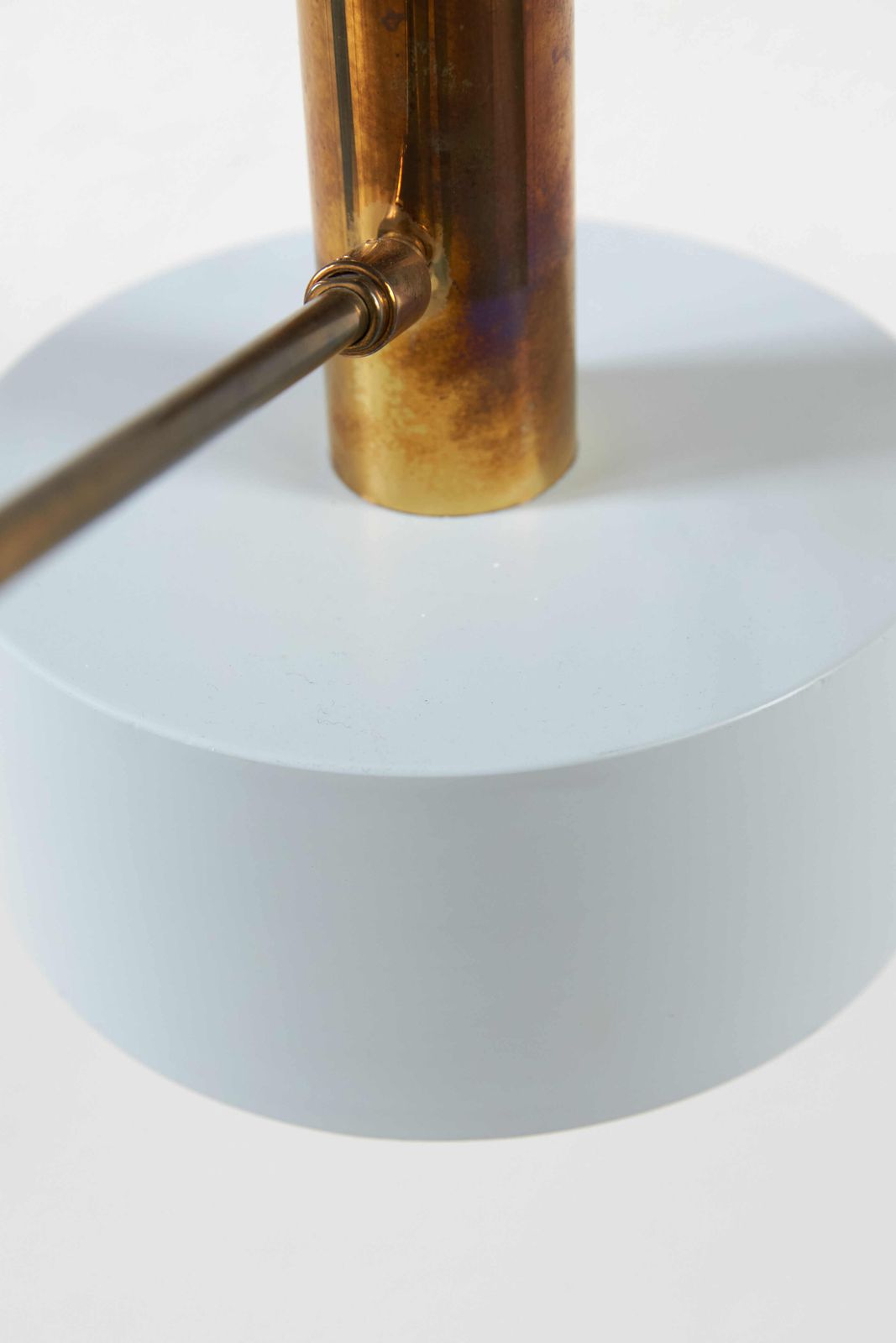 photo for sale Kaiserleuchte Floor Lamp In Brass And Aluminium, Germany C1960