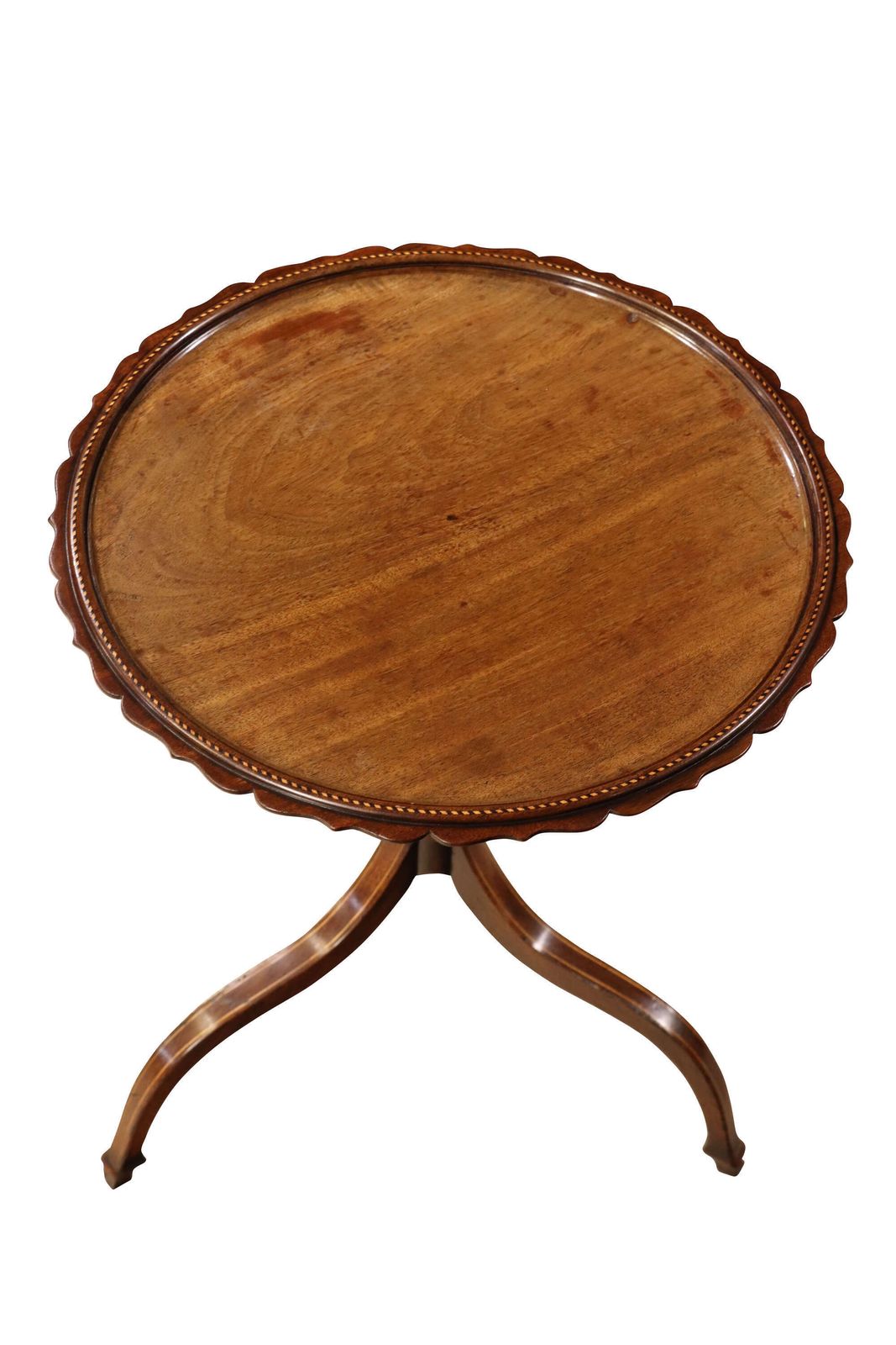 Early 19th Century Regency Mahogany Wine Table With Pie Crust Top, C.1810–1820 photo for sale