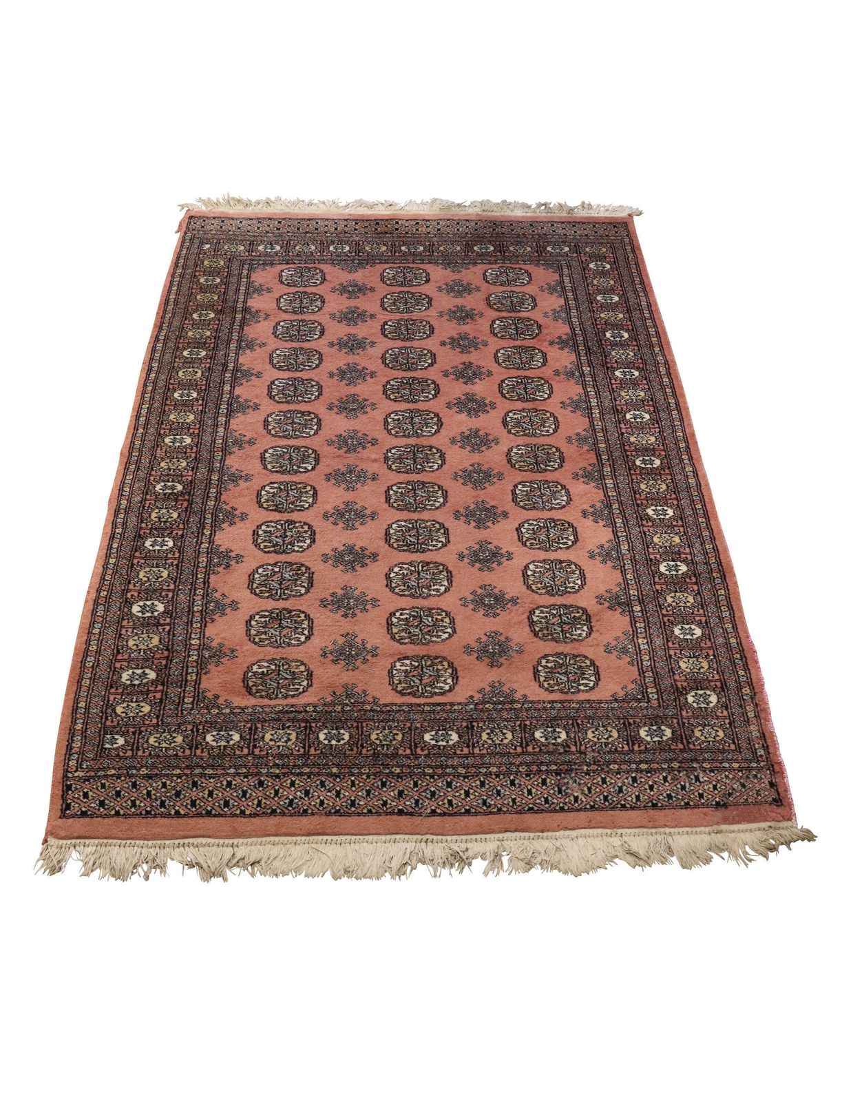 Vintage Bokhara Style Rug With All Over Gul Design photo furniture
