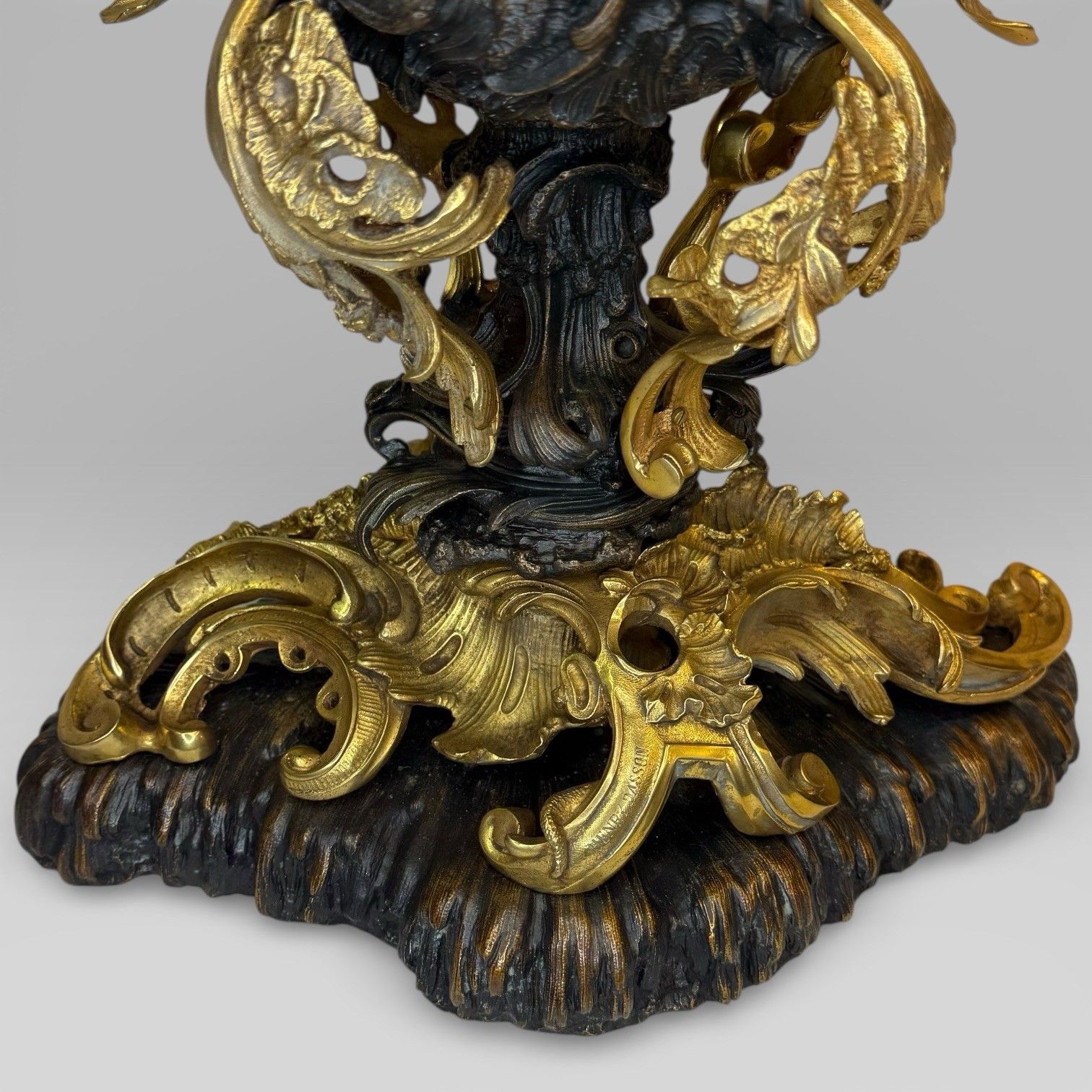 Gilt Bronze Art Nouveau Urn Centrepiece Vase After Henry Dasson photo buy