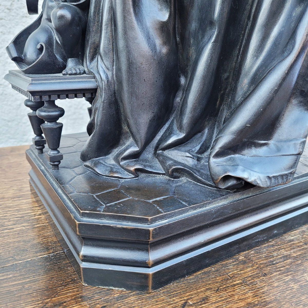 Math Moreau, Mary Stuart, H73cm, Brons Gesigneerd, 19e eeuw photo buy