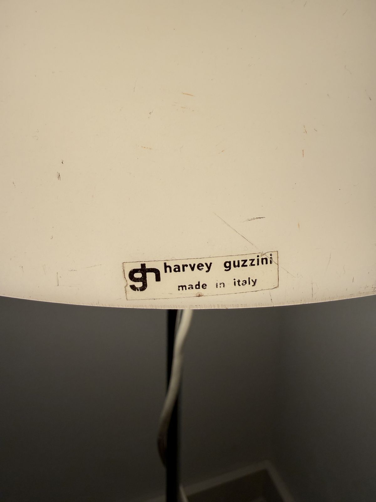Vintage Harvey Guzzini Faro Space Age Floor Lamp Italian 1960’s photo 295.0