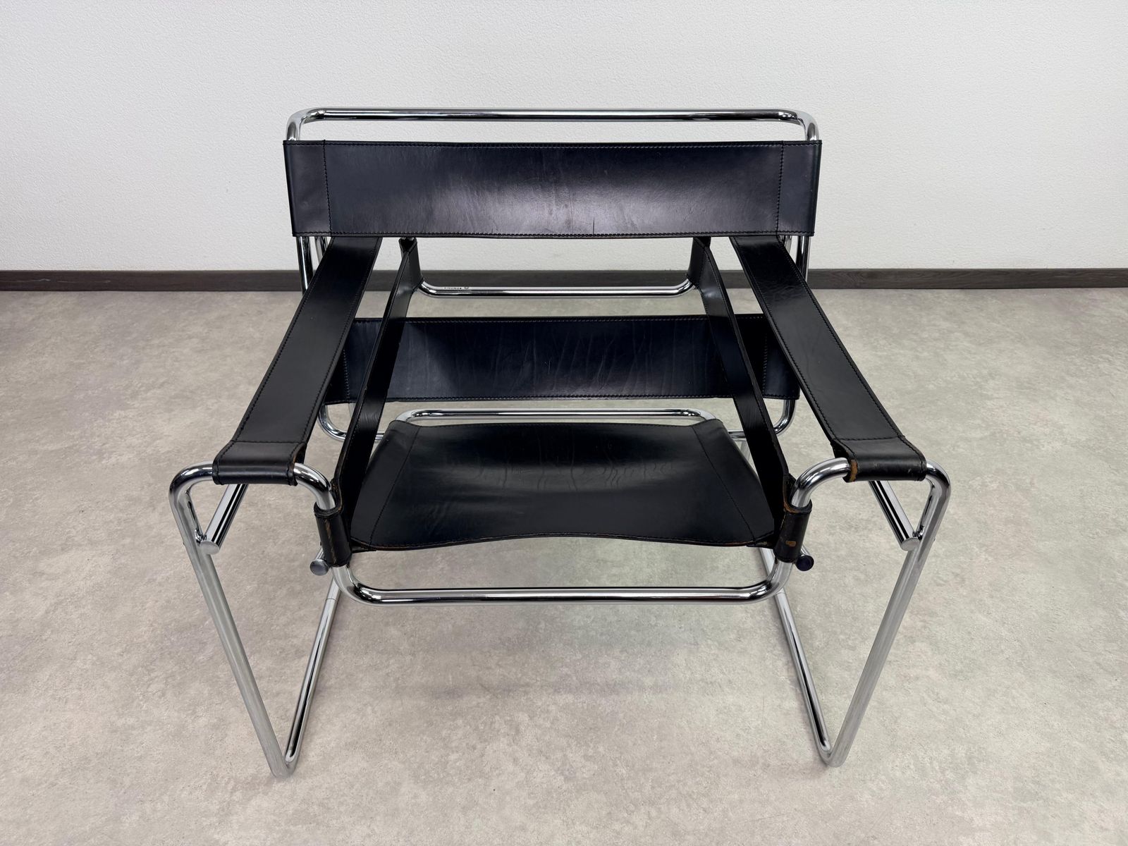 Authentic Vintage Marcel Breuer B3 "Wassily" Chair By Bononia, Italy photo vintage