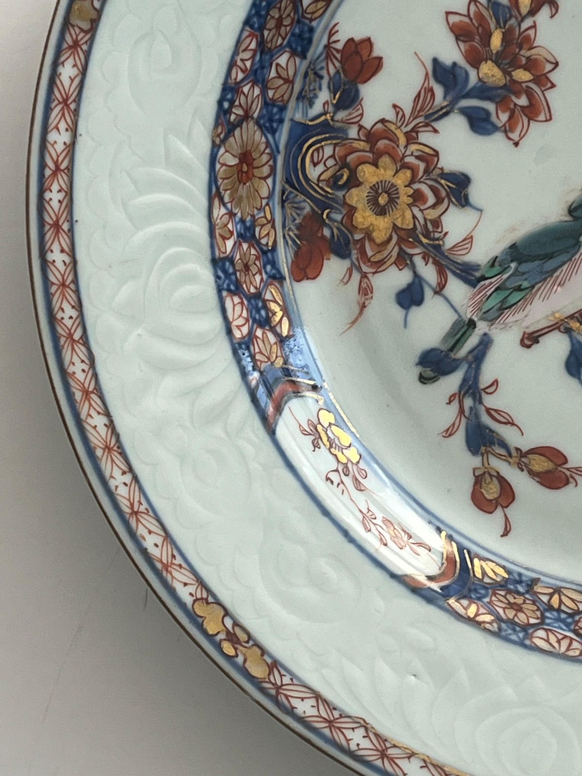 Home Decor Chinese Kangxi Famille Verte Plate With Magpie & Butterfly, Circa 1695 photo